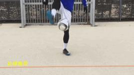 足球控球脚下频率训练,足球过人节奏变化教学