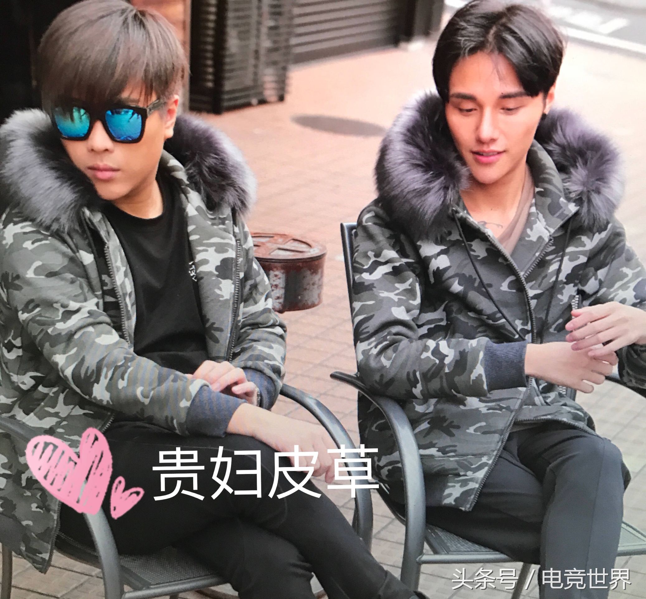 lol主播五五开穿贵妇皮草被嘲讽为最丑男模，简直是买家同款