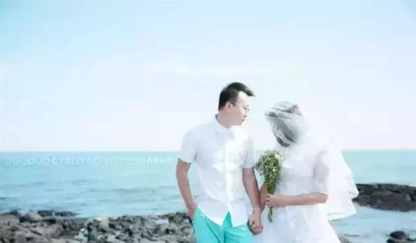 再见吧影楼风!豆瓣女神扛着相机在济州岛自拍清新婚纱照丨梦婚礼