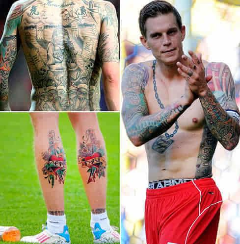 国足球员身上的纹身,盘点那些有意义的纹身