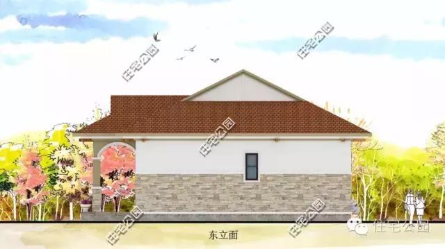 农村自建房一层平房真实图纸,农村最简单的一层平房自建房