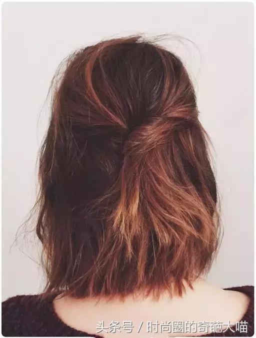 短发女2021流行短发中短发可扎,短发也能如此迷人