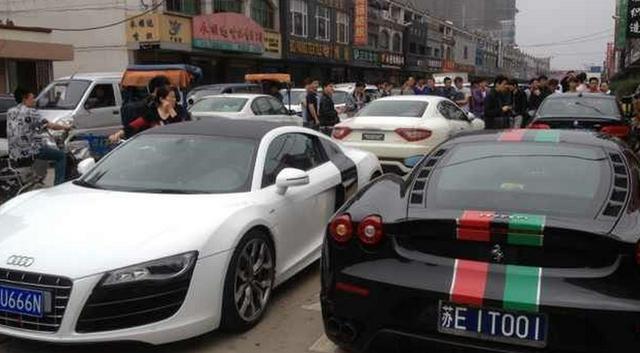 富可敌国可不是说说，盛泽到底多有钱，玛莎拉蒂，牌照：5个5