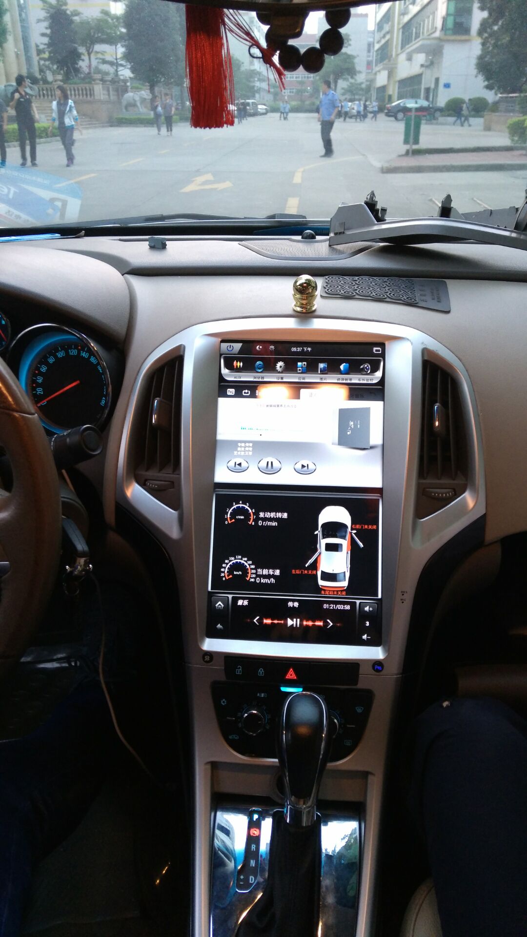 别克老英朗换装安卓智能导航大屏,英朗1.3t加装大屏导航