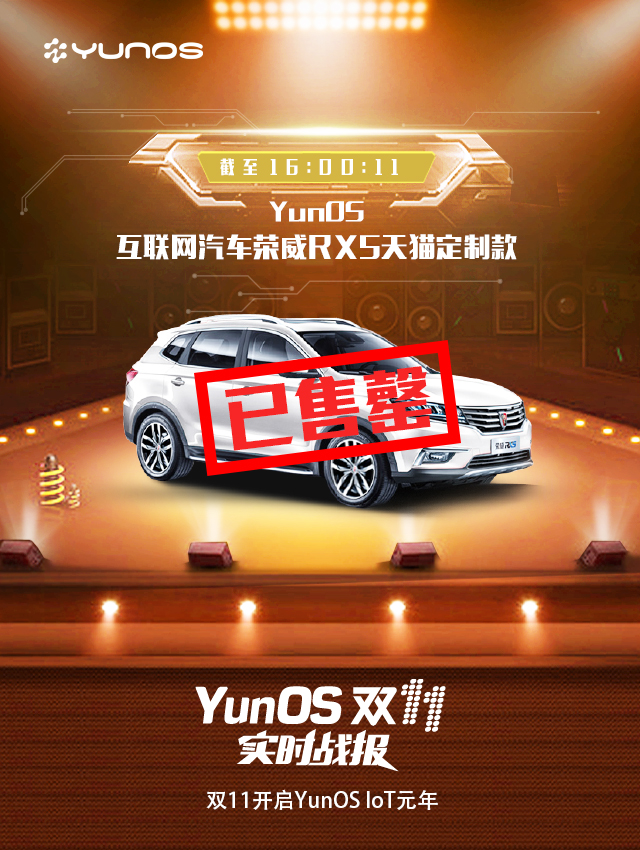 天猫双11搭台YunOS唱戏，YunOSIoT元年大幕开启