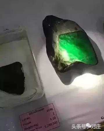 公盘2018翡翠标王,17年翡翠公盘标王