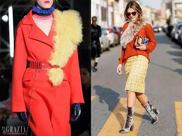 这天不冷不热，适合撩条毛披肩上！