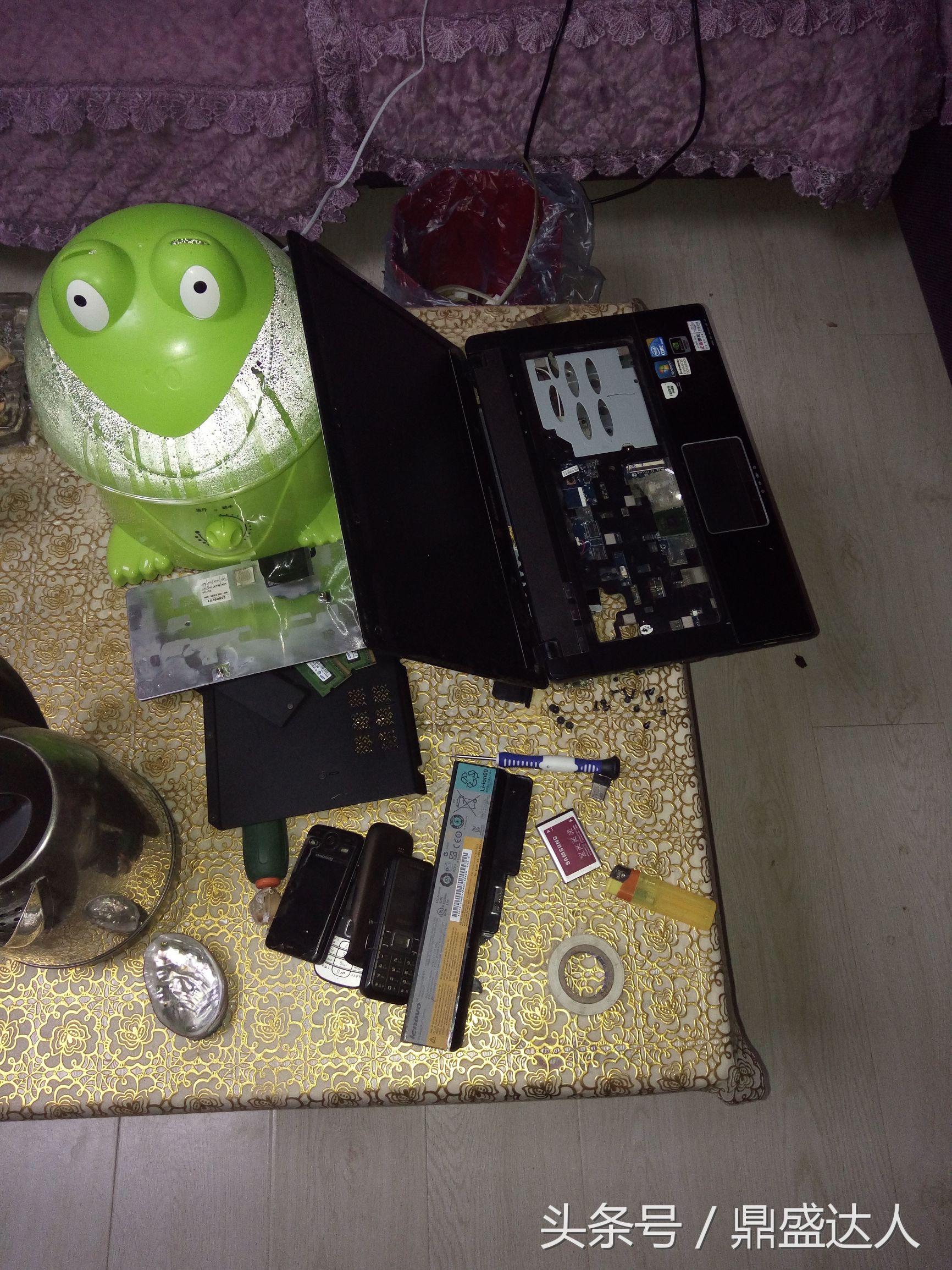 拆g460主板,拆联想G470网卡