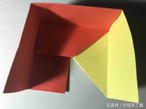 折纸零食盒子带盖,折纸一个小盒子需要用剪刀