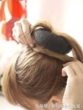 适合发量少的花苞头,日系花苞头
