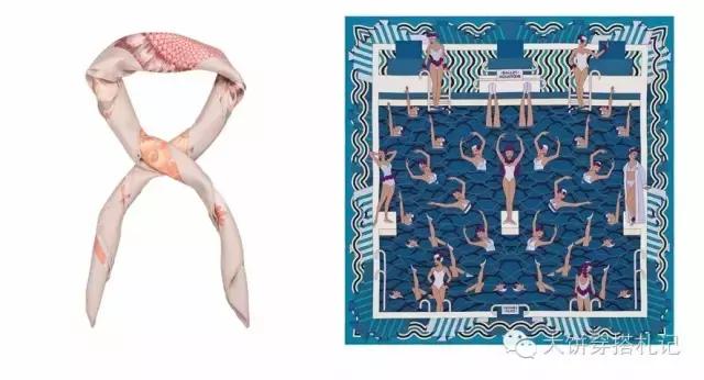 丝巾围巾搭配秋冬,丝巾围巾时髦搭配系法