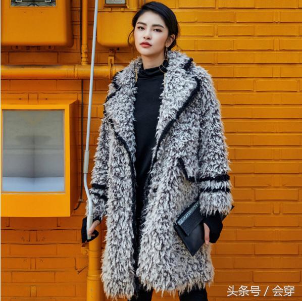 咖啡色皮草外套怎么搭配,皮草外套怎么搭配好看全身