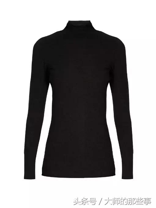 高端黑色蕾丝假高领打底衫,高领打底衫黑色满天星