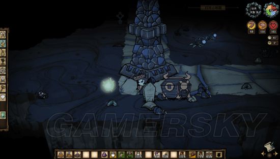 饥荒联机版洞穴远古科技塔在哪,饥荒联机版洞穴远古科技魔光护符