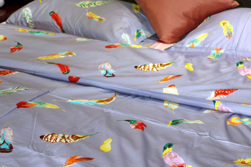 享受美好生活每一秒，梦特娇长绒棉活性印花四件套