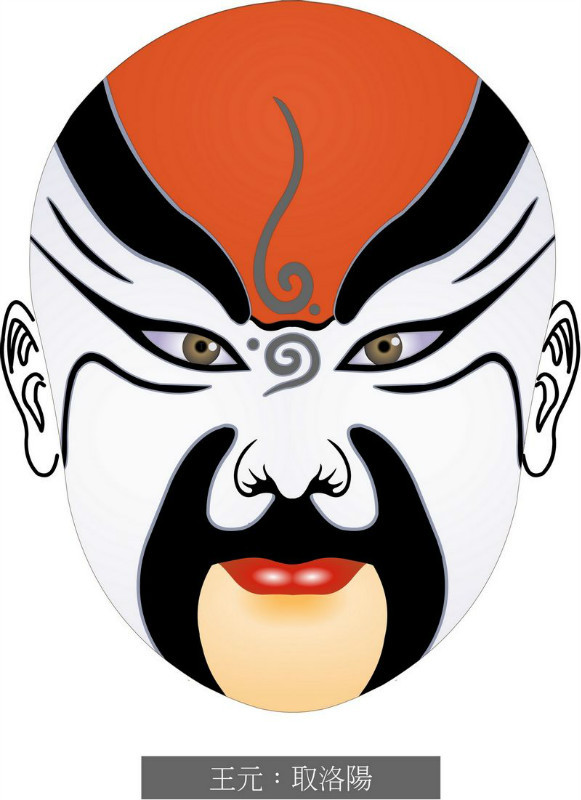 国粹脸谱重组画,国粹创意经典脸谱