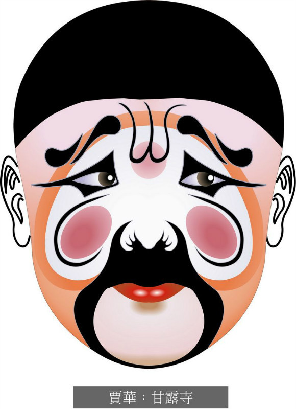 国粹脸谱重组画,国粹创意经典脸谱