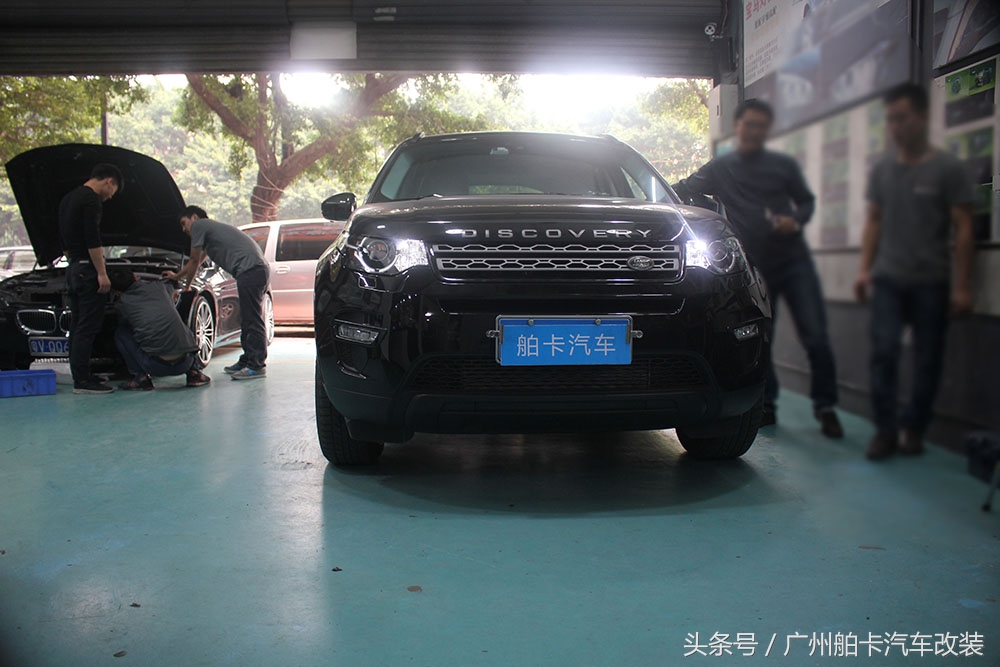 大灯远光亮度不够怎么用雾灯改装,路虎神行者二代改车灯