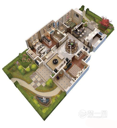 荷澜庭效果图,荷澜庭户型图大全