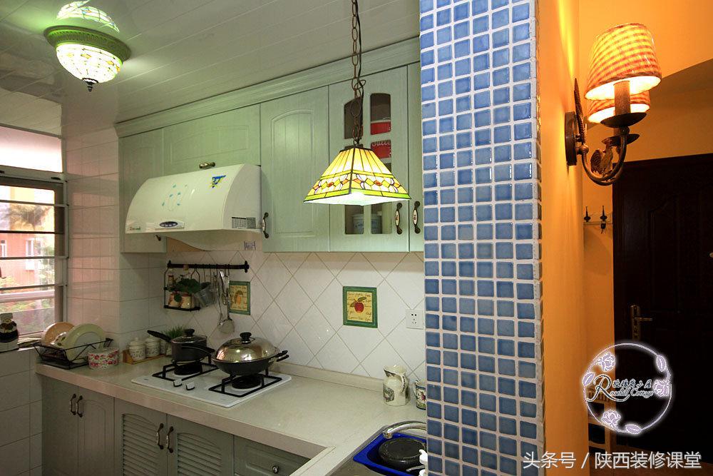 美式简约风硬装软装19万,10万硬装小户型复古风