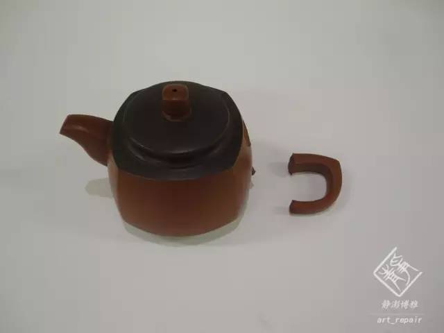 紫砂壶壶把断了如何修复最简单的,断把提梁壶怎么修复