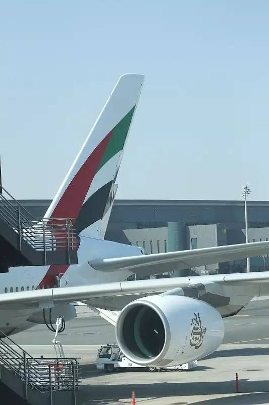 阿联酋航空a380上海,阿联酋航空a380空姐关舱门