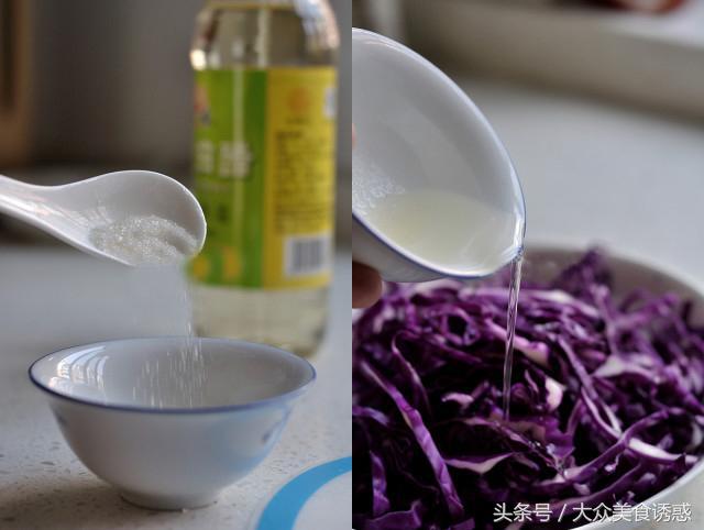 紫甘蓝家常凉菜的简单做法,紫甘蓝怎么拌凉菜家常做法