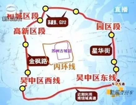 苏州几环怎么划分,苏州中环是指哪些地方