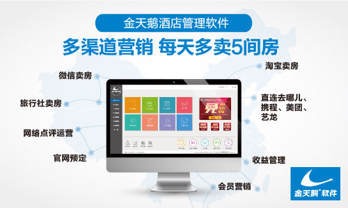 解决酒店信息化孤岛金天鹅推客似云系列PMS