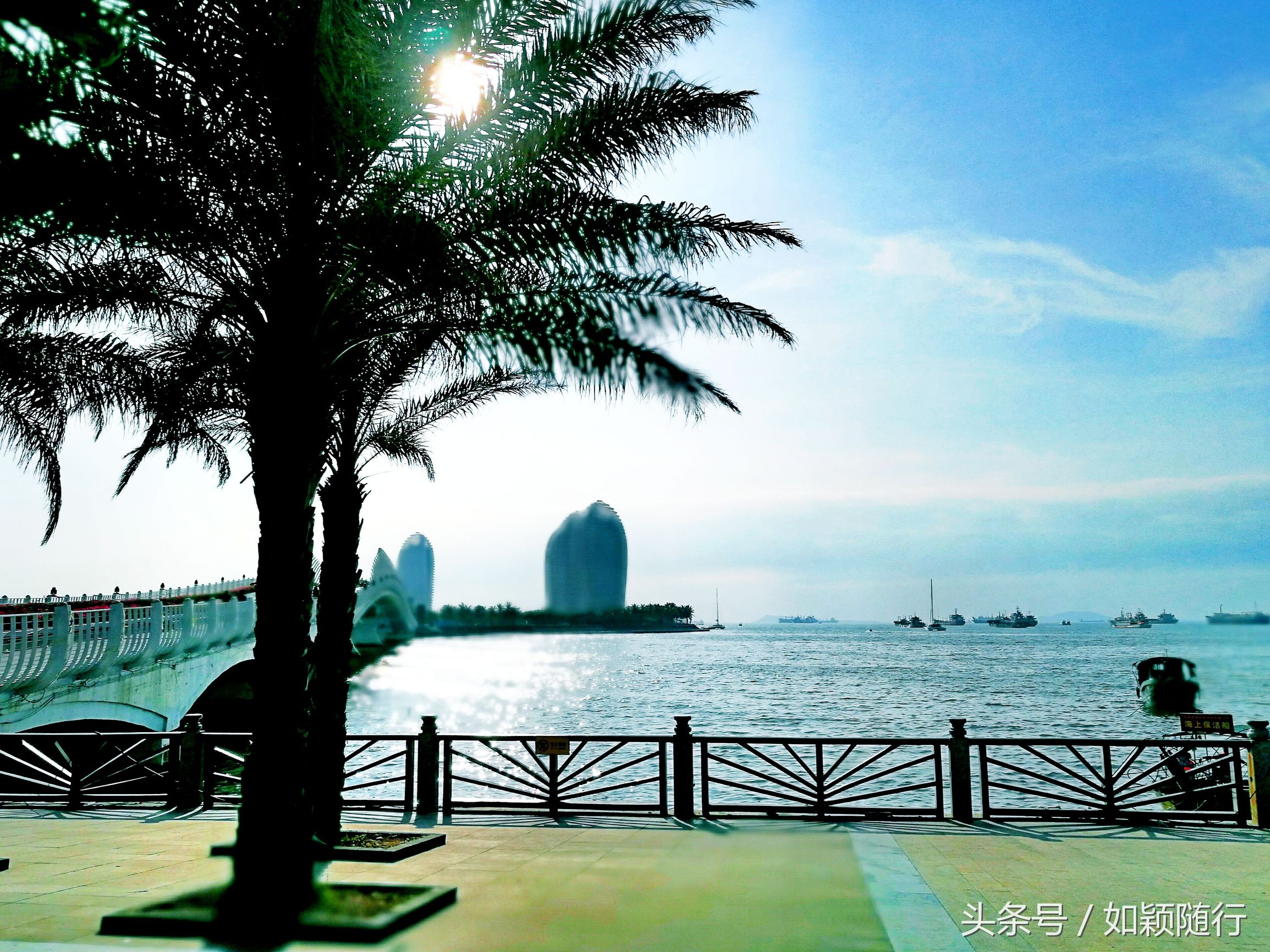 三亚地标美丽凤凰岛,三亚的凤凰岛与海花岛