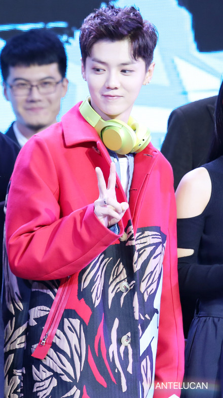 鹿晗饭拍高清壁纸,鹿晗粉色动态壁纸