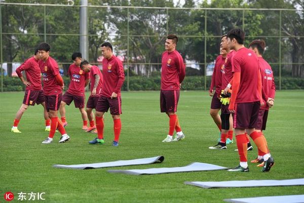 国足重庆比赛,国足亮相视频