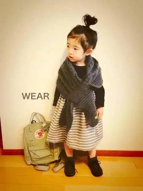日本萌娃童装走秀,日系小童装潮流搭配