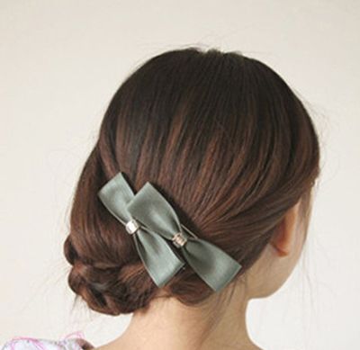 简单好看的韩式编发教程,韩式编发盘发图片