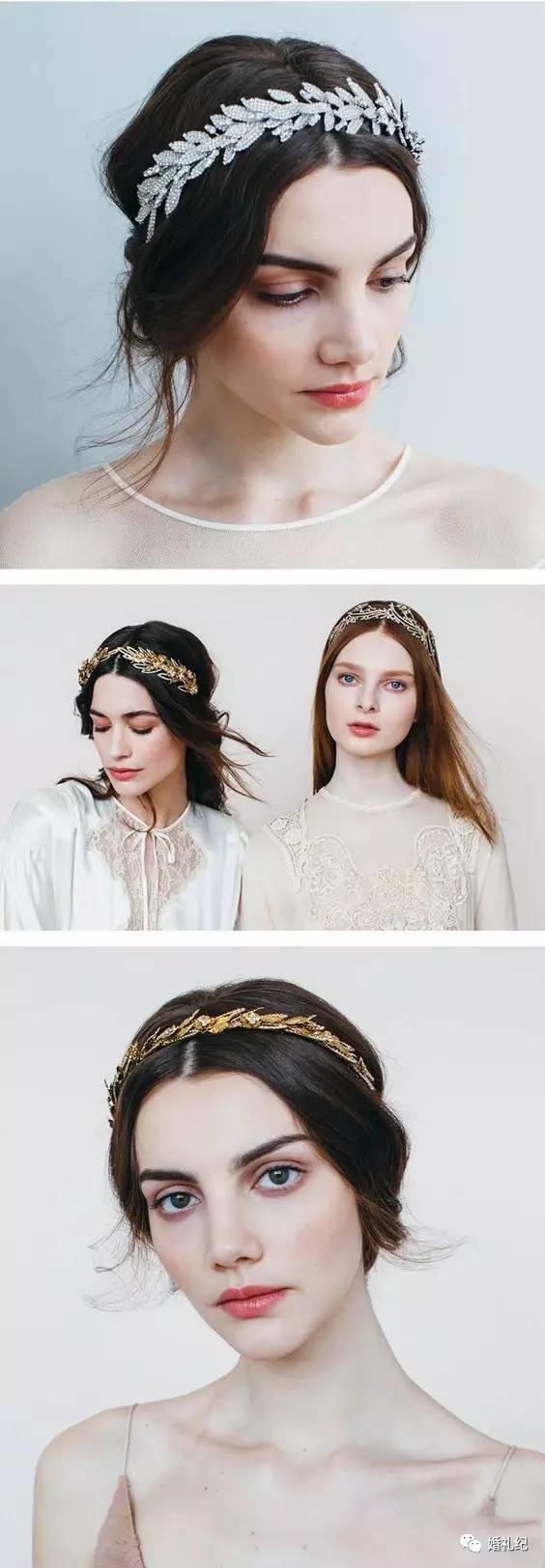 新娘皇冠发型推荐,韩式皇冠新娘发箍推荐