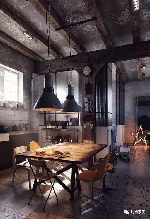 优雅而有魅力工业风,冷淡风复古工业风