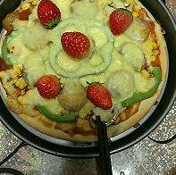 香肠简易披萨,香肠蔬菜披萨如何做