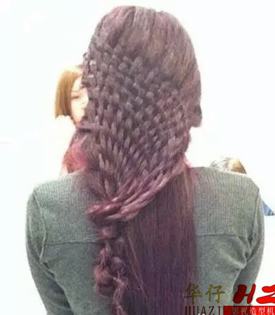 瀑布编发详细教程,瀑布的编发教程图解