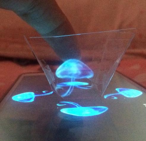 diy全息投影视频素材,电脑硬盘diy全息投影