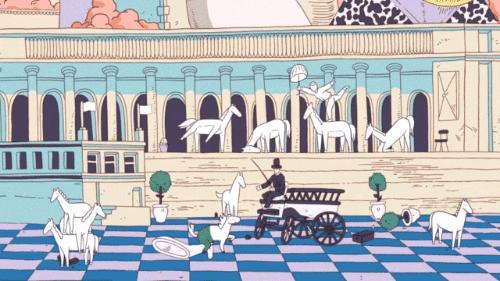 当Hermès丝巾被巨型马城碾压