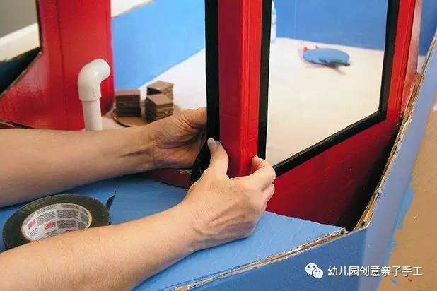 彩泥儿童简单手工轮船,幼儿园纸皮海盗船手工