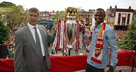 阿森纳铁血队长维埃拉,铁血领袖