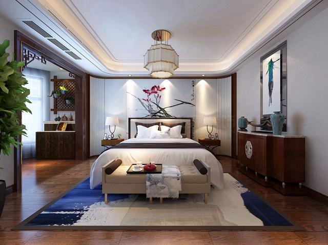 西安190平米轻奢风装修,新中式190装修实景效果图