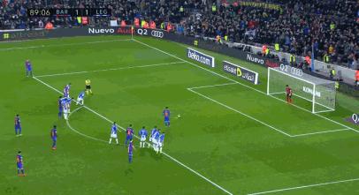 西甲内马尔破门难救主,西甲巴萨2-1马竞全场