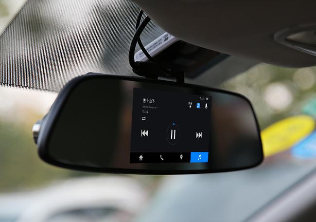 全网通智能后视镜,全智能语音操控小度