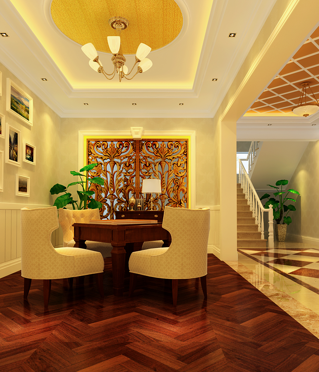 石家庄亿城上山间最新效果图,石家庄新古典大宅设计效果图