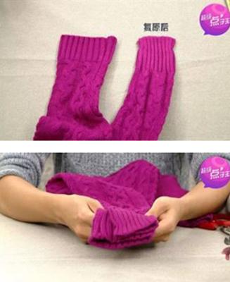 一招教你拯救松垮垮的毛衣