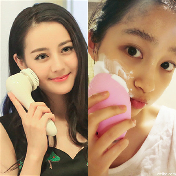 迪丽热巴关晓彤同款洗脸神器大PK!科莱丽vs露娜谁更好用?