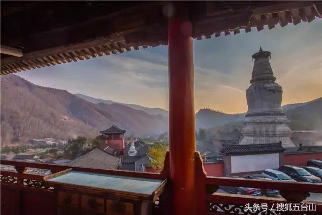 五台山逆朝台徒步照片,去五台山拍照片姿势