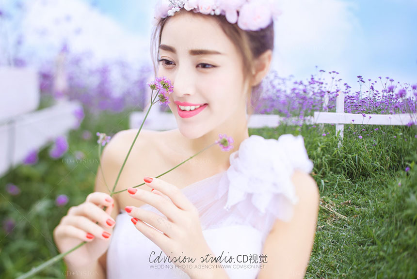 和春天有个约会：婚纱照这样拍，十里春风不及你！_CD视觉摄影